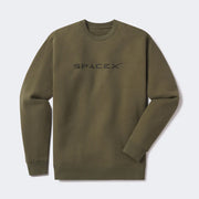 SpaceX Merch Military Green SpaceX Sweatshirt Gift Ideas For Him - Lilybirchmarket