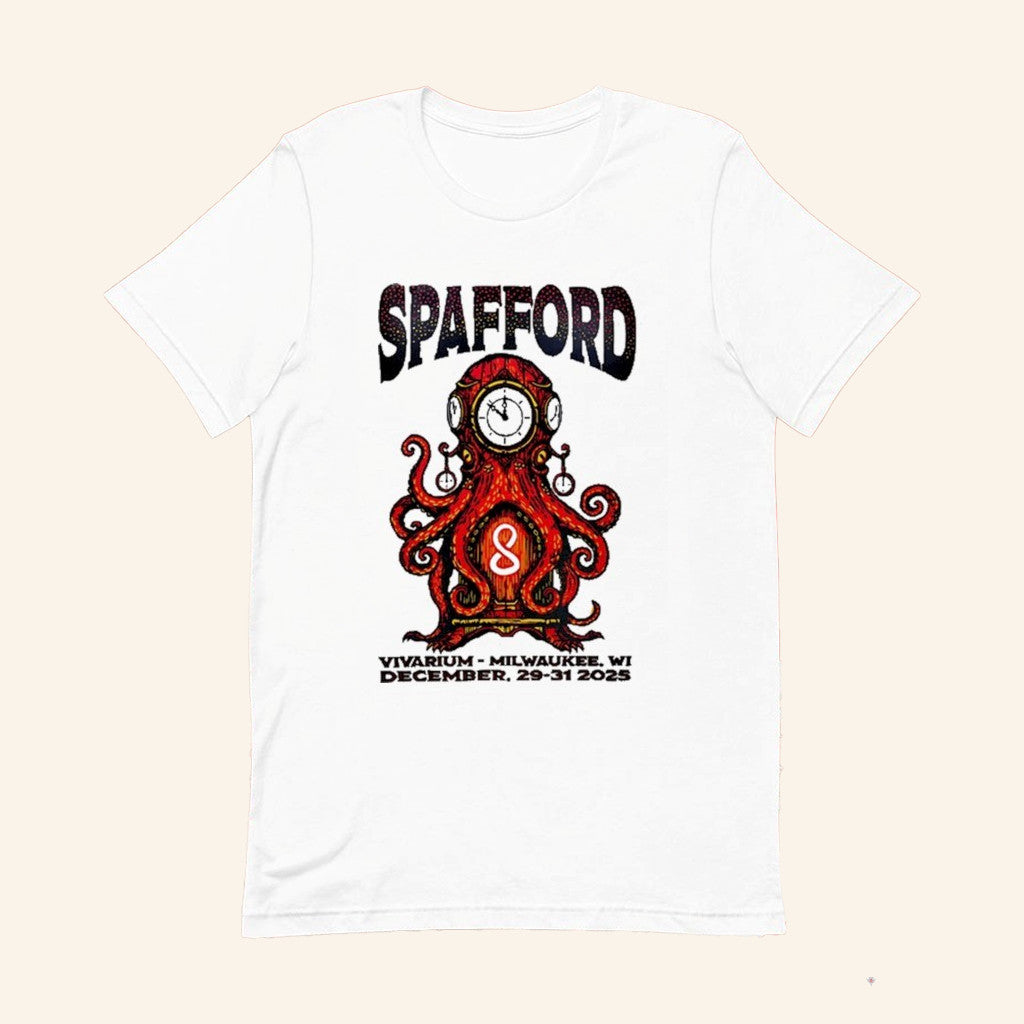 Spafford Dec 29 31 2025 At Vivarium Milwaukee WI T-Shirt Spafford Merch Gifts For Music Fans - Lily Birch Market