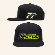 Spire Motorsport Merch 77 Carson Hocevar Flat Bill Hat 2025 Presents For Motorbike Lovers - Lilybirchmarket
