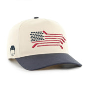 Spittin Chiclets Merch Spittin Chiclets Hockey Flag Embroidered Hat Unique Ice Hockey Gifts - Lilybirchmarket