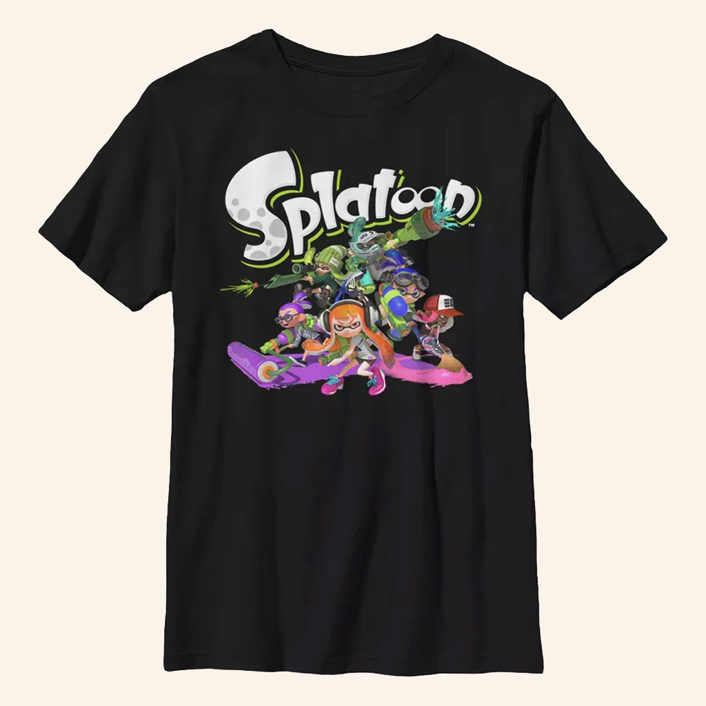 Splatoon Merch Splatoon Inkling Heroes T-Shirt Great Gifts For Son - Lily Birch Market