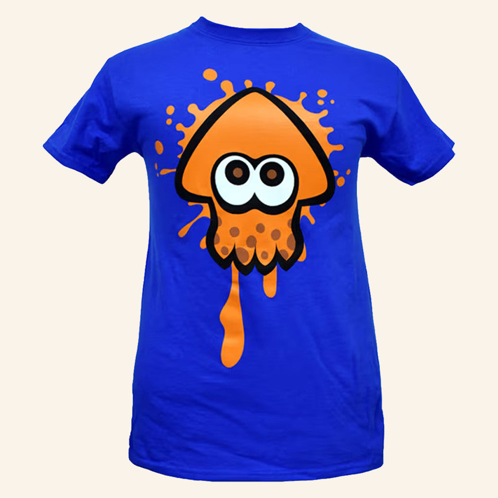 Splatoon Merch Splatoon Orange Inkling Squid T-Shirt Gifts For Son - Lily Birch Market
