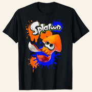 Splatoon Merch Splatoon Orange Inkling Super Splat T-Shirt Unique Gifts For Him - Lily Birch Market