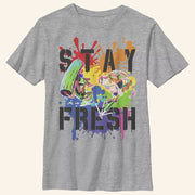 Splatoon Merch Splatoon Pride Stay Fresh Rainbow Paint Splat T-Shirt Gifts For Friends - Lily Birch Market