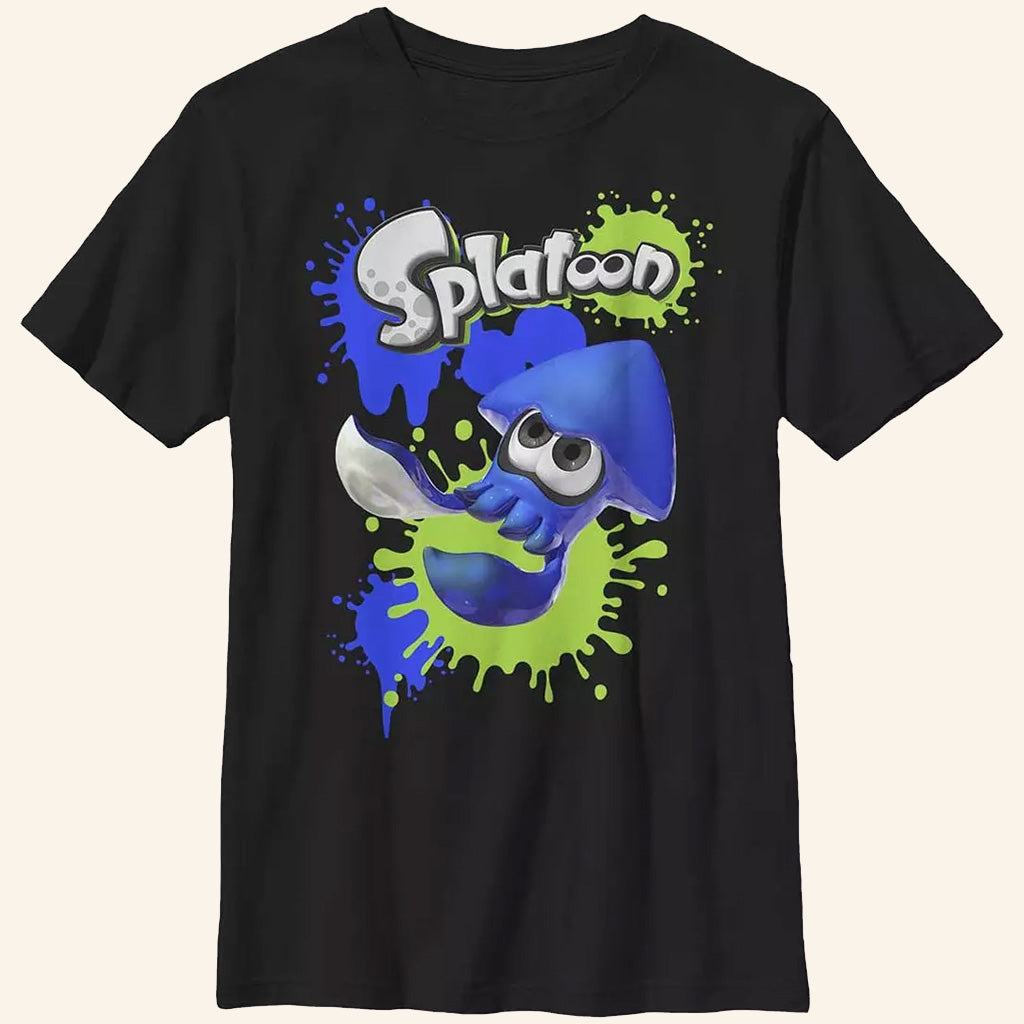 Splatoon Merch Splatoon Spleediddle Splat T-Shirt Gifts Ideas For Brothers - Lily Birch Market