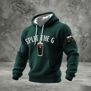 Split The G Saint Patrick's Day Hoodie Saint Patricks Day Apparel St Pats Present - Lilybirchmarket