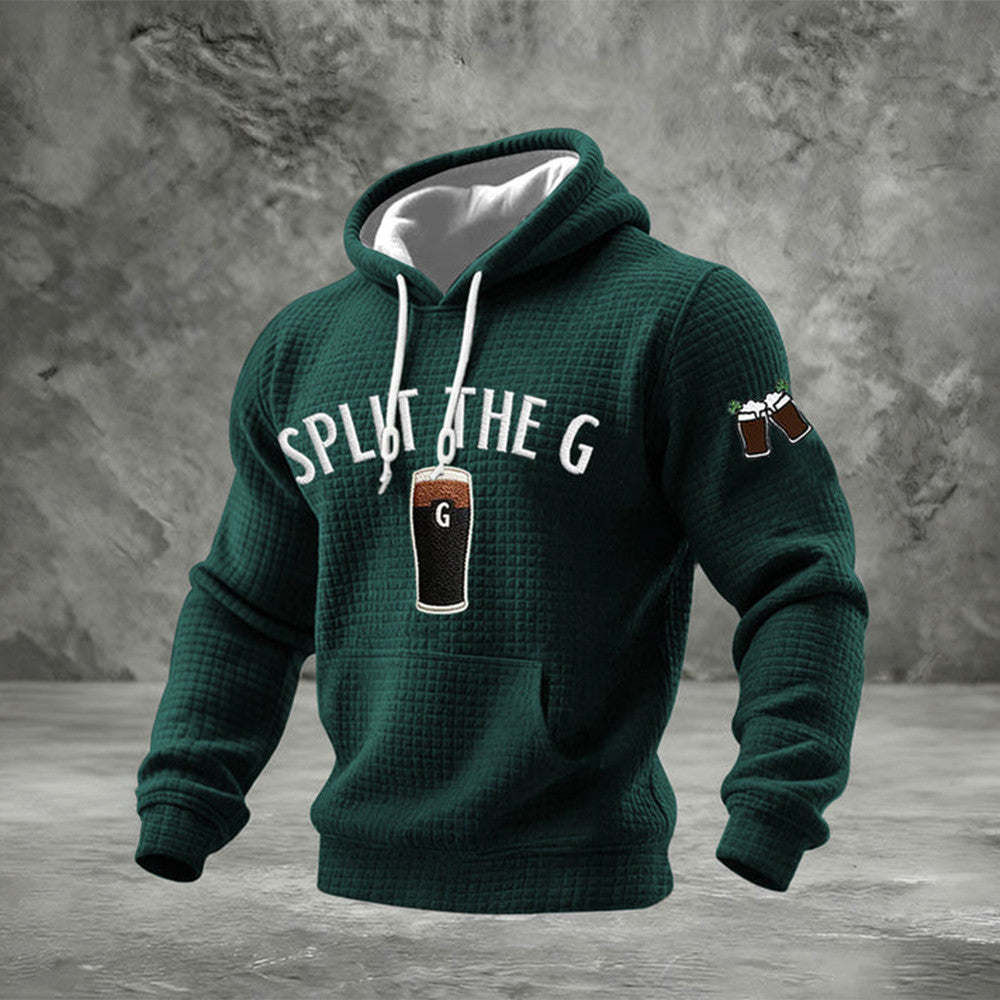 Split The G Saint Patrick's Day Hoodie Saint Patricks Day Apparel St Pats Present - Lilybirchmarket