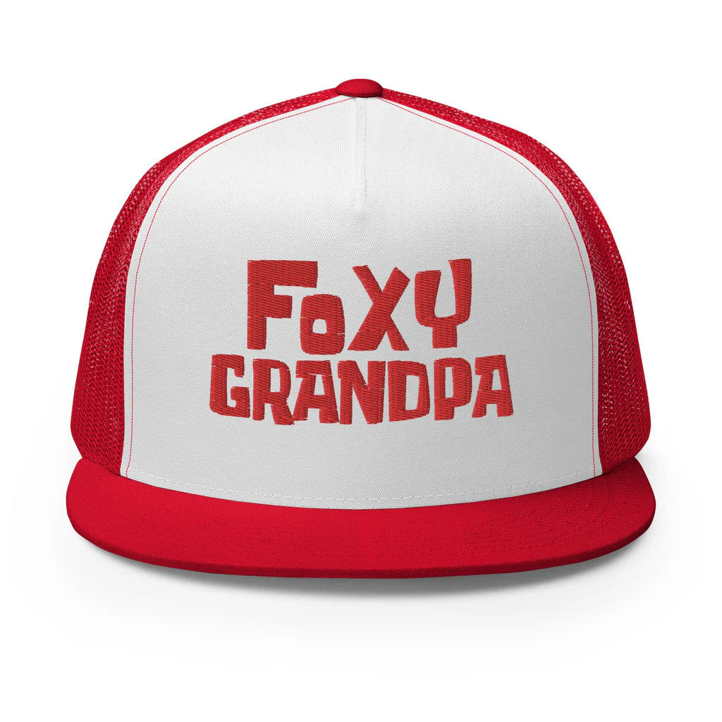 SpongeBob SquarePants Merch Foxy Grandpa Snapback Trucker Hat Best Gifts For Brothers - Lilybirchmarket