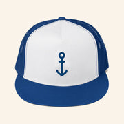 SpongeBob SquarePants Merch The Krusty Krab Employee Anchor Snapback Trucker Hat Gifts For Him - Lilybirchmarket
