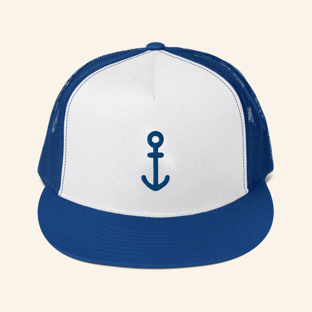 SpongeBob SquarePants Merch The Krusty Krab Employee Anchor Snapback Trucker Hat Gifts For Him - Lilybirchmarket