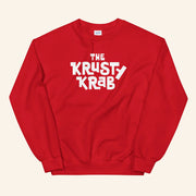 SpongeBob SquarePants Merch The Krusty Krab Logo Sweatshirt Best Gifts Ideas For Her - Lilybirchmarket