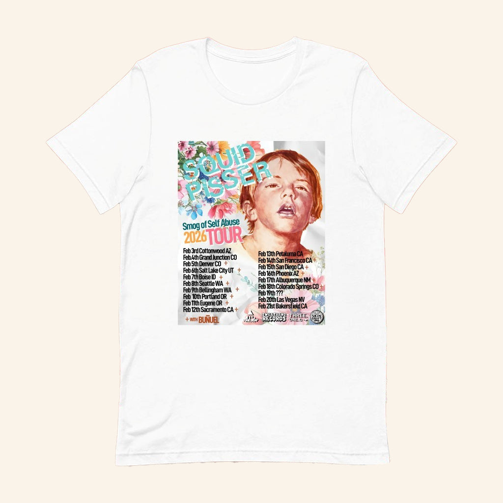 Squid Pisser Smog Of Self Abuse 2026 Tour T-Shirt Squid Pisser Merch Gifts For Music Fans - Lily Birch Market