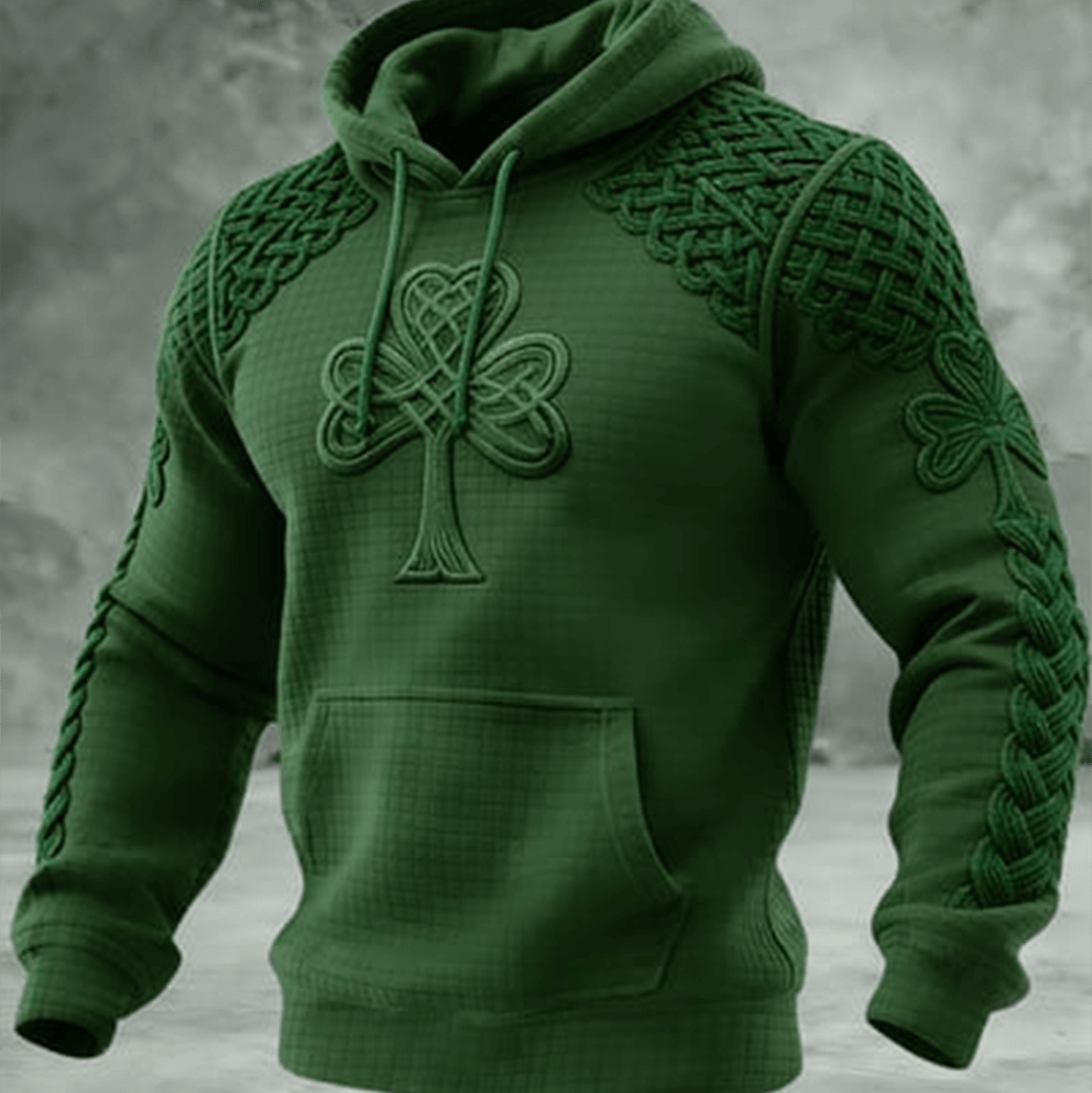 St Paddys Day Shamrock Hoodie St Patrick's Day Apparel Cool Present For Men - Lilybirchmarket