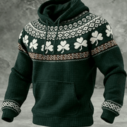 St Paddys Day Shamrock Hoodie St Patrick's Day Apparel Holiday Gift For Men - Lilybirchmarket