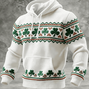 St Paddys Day Shamrock Hoodie St Patrick's Day Apparel Unique Presents For Dad - Lilybirchmarket