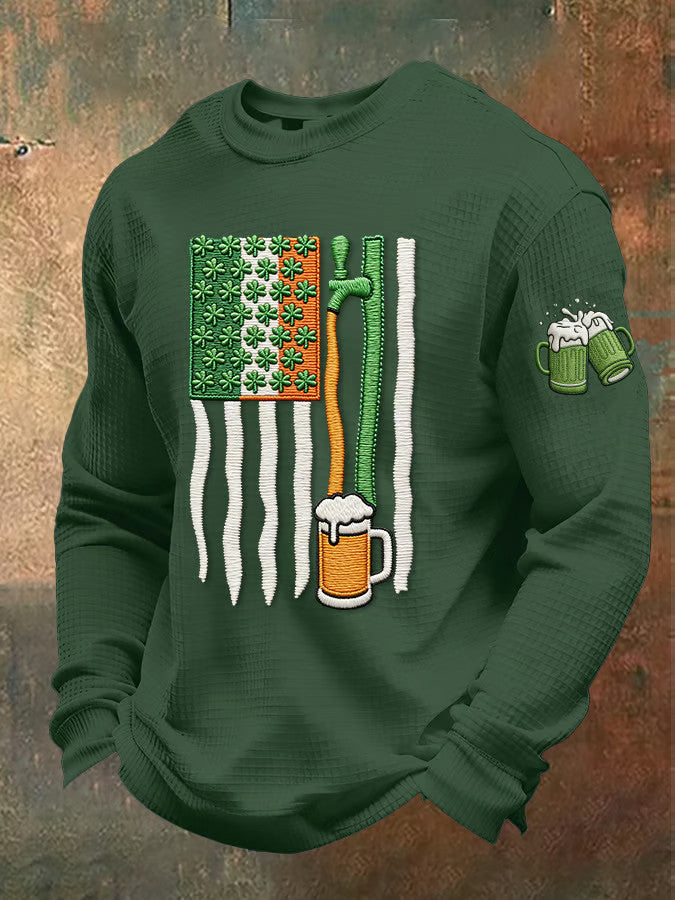  St. Paddy's Day Shamrock Oktoberfest Beer Long Sleeve T shirt St Patrick'S Day Gift Ideas - TradiViet