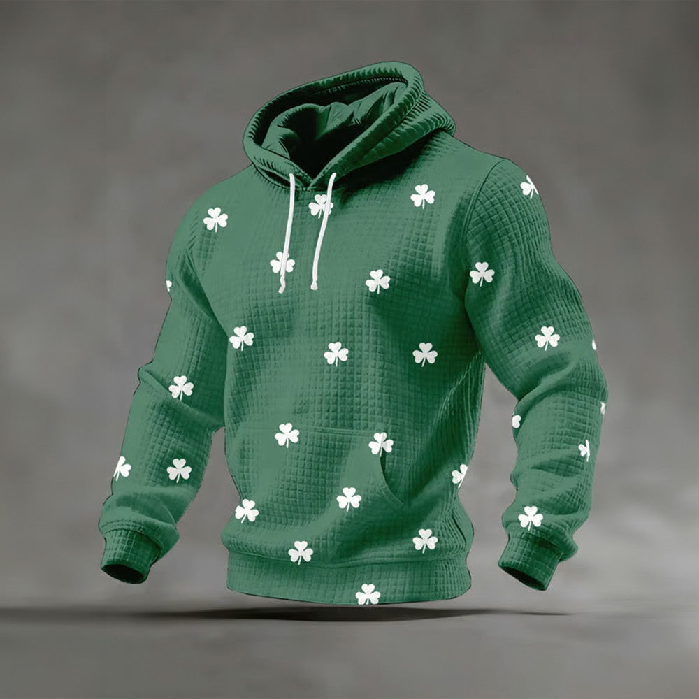 St. Patrick Day Shamrocks Art Hoodie Saint Patricks Day Outfits Gift For St Patricks Day - Lilybirchmarket