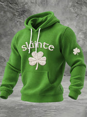 St Patrick Day Slainte Hoodie Clover Graphic Design St Patricks Outfit Gift Ideas For Men - Lilybirchmarket