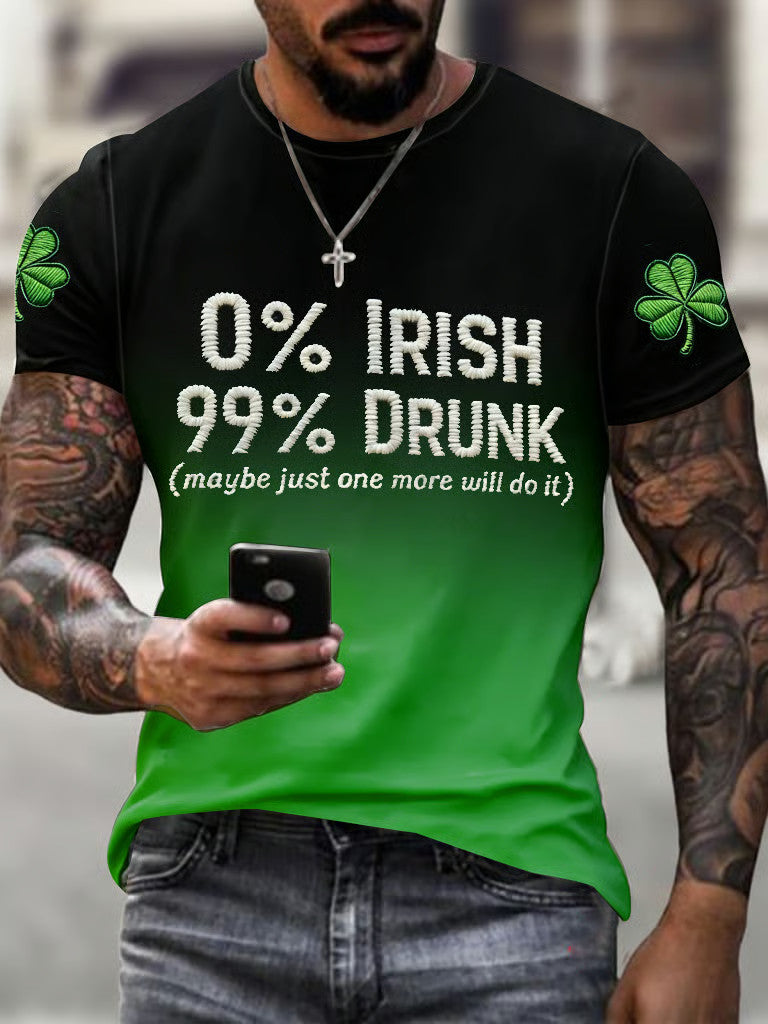  St. Patrick's Day 0' Irish 99' Drunk Shirt Irish Celebration Gifts - TradiViet