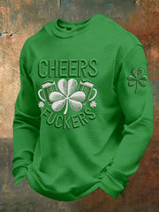  St. Patrick's Day 2026 Cheers Fuckers Drinking Beer Long Sleeve T Shirt Irish Drinking Gifts - TradiViet