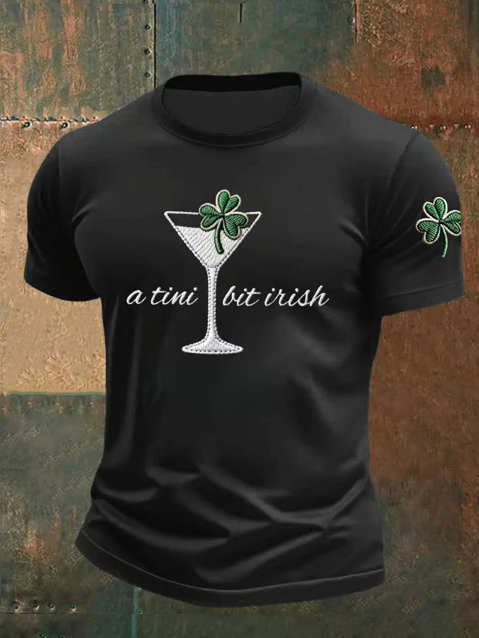  St Patrick's Day A Tini Bit Irish T-Shirt St Patrick'S Day Apparel Gifts For Irish Holiday - TradiViet