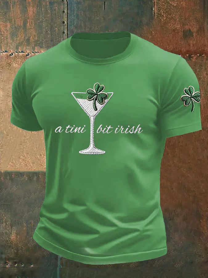  St Patrick's Day A Tini Bit Irish T-Shirt St Patrick'S Day Apparel Gifts For Irish Holiday - TradiViet