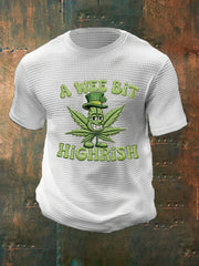  St Patrick's Day A Wee Bit Highrish T-Shirt St Pattys Shirt Awesome St Patrick's Gifts For Men - TradiViet