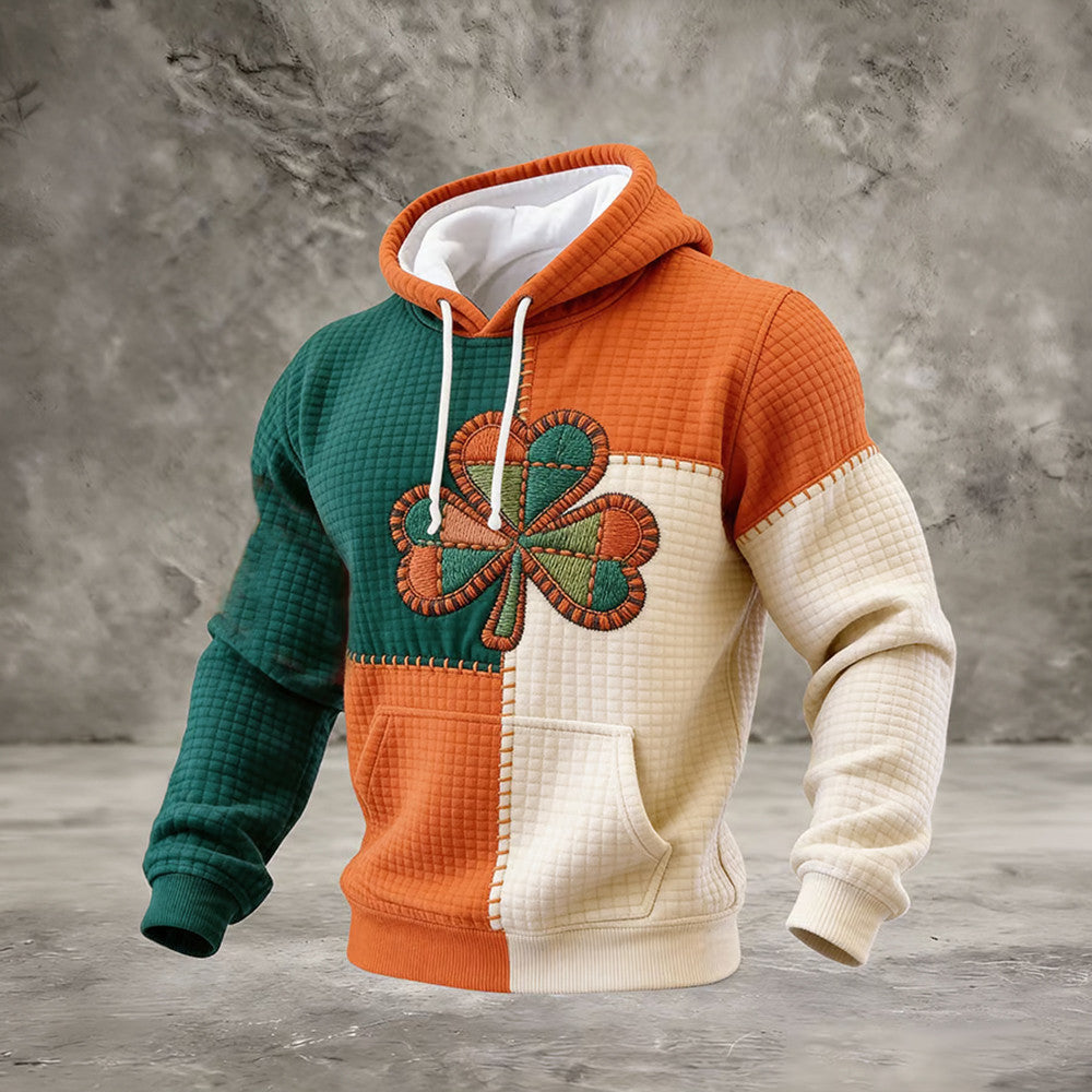 St. Patrick's Day Art Hoodie Saint Patrick's Day 2026 Hooded Sweatshirt Unique Present - Lilybirchmarket