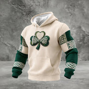 St. Patrick's Day Art Hoodie Shamrock Design Saint Patricks Day Outfits Cool St Pats Gift - Lilybirchmarket