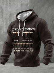 St Patricks Day Beer Checkered Graphic Cotton Hoodie Funny Irish Drinking Gift For Men - Lilybirchmarket