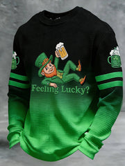  St Patrick's Day Beer Festival Long Sleeve T-Shirt Feeling Lucky Shirt St Patrick's Day Gifts - TradiViet