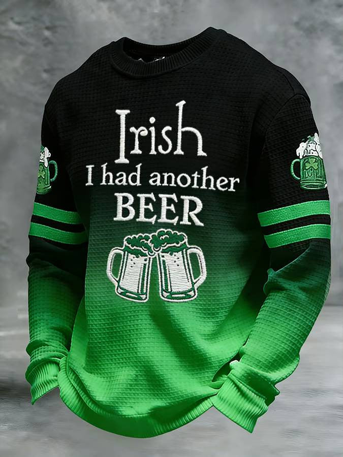  St Patrick's Day Beer Festival Long Sleeve T-Shirt Irish I had Another Beer Shirt Patrick's Day - TradiViet