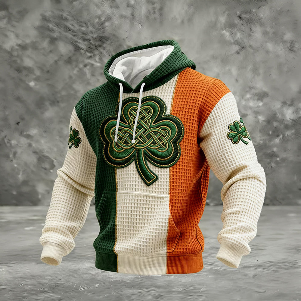St. Patrick's Day Clover Hoodie Saint Patricks Day Outfits Best St Paddys Day Gift - Lilybirchmarket