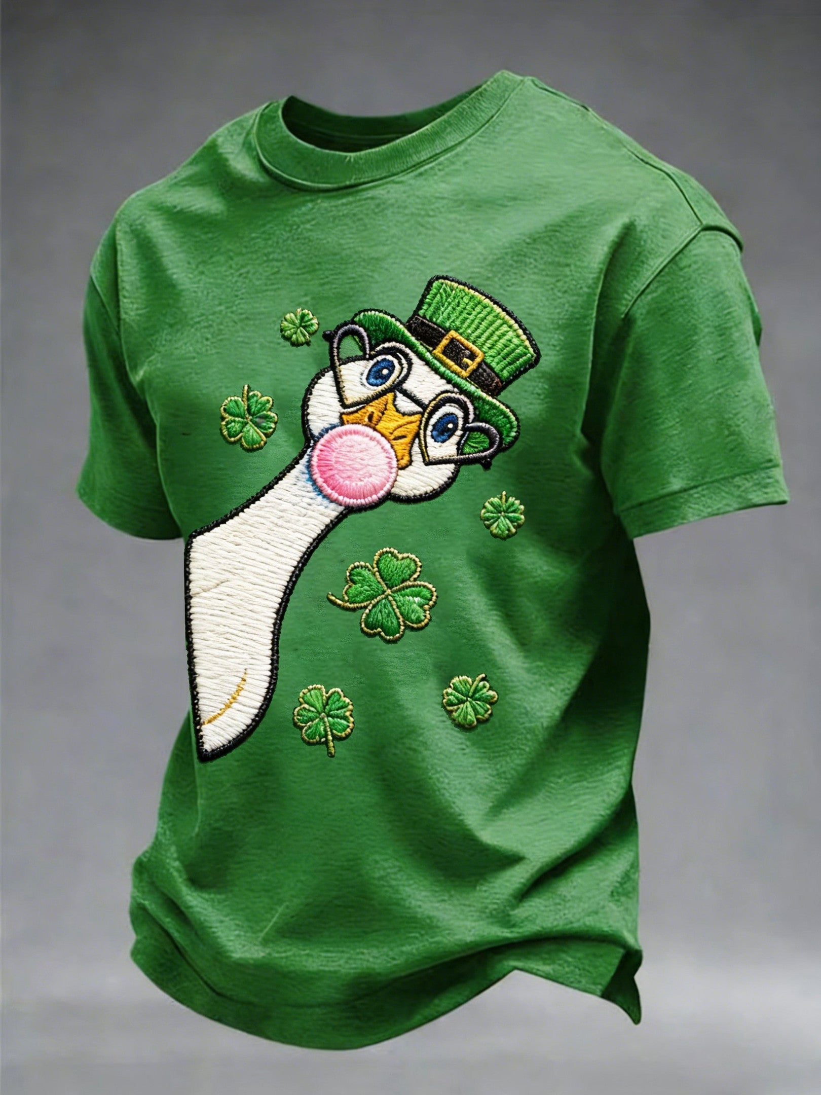 St Patrick's Day Duck Shamrock T-Shirt St Paddys Shirts Fun St Patrick's Day Gifts - TradiViet