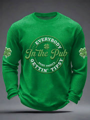  St Patrick's Day Everybody In The Pub Long Sleeve T-Shirt St Patrick's Day Clothes Him Gifts - TradiViet
