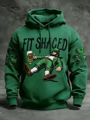 St Patrick's Day Fit Shaced Hoodie Men's Funny St Patty's Day Apparel Irish Ireland Gifts - Lilybirchmarket