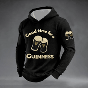 St Patrick's Day Good Time For A Guinness Hoodie Dry Irish Stout St Patrick's Day 2026 Apparel - Lilybirchmarket