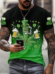  St Patrick's Day Green Beer Party Irish Weed Shamrock Shirt Hilarious Irish Gift Idea - TradiViet