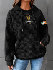St Patrick's Day Guinness Ireland Hoodie Black Irish Holiday Apparel Gifts For Her - Lilybirchmarket