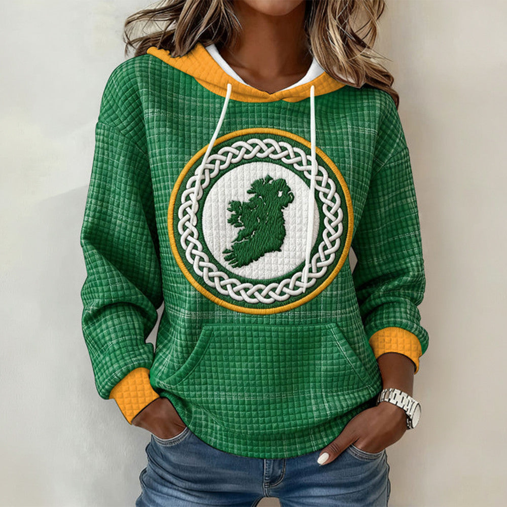 St Patrick's Day Ireland Hoodie Happy Saint Patrick's Day Hooded Sweatshirt Gift For Pats Day - Lilybirchmarket