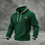 St. Patrick's Day Irish Shamrock Hoodie St Paddys Day Hooded Sweatshirt Unique Present - Lilybirchmarket