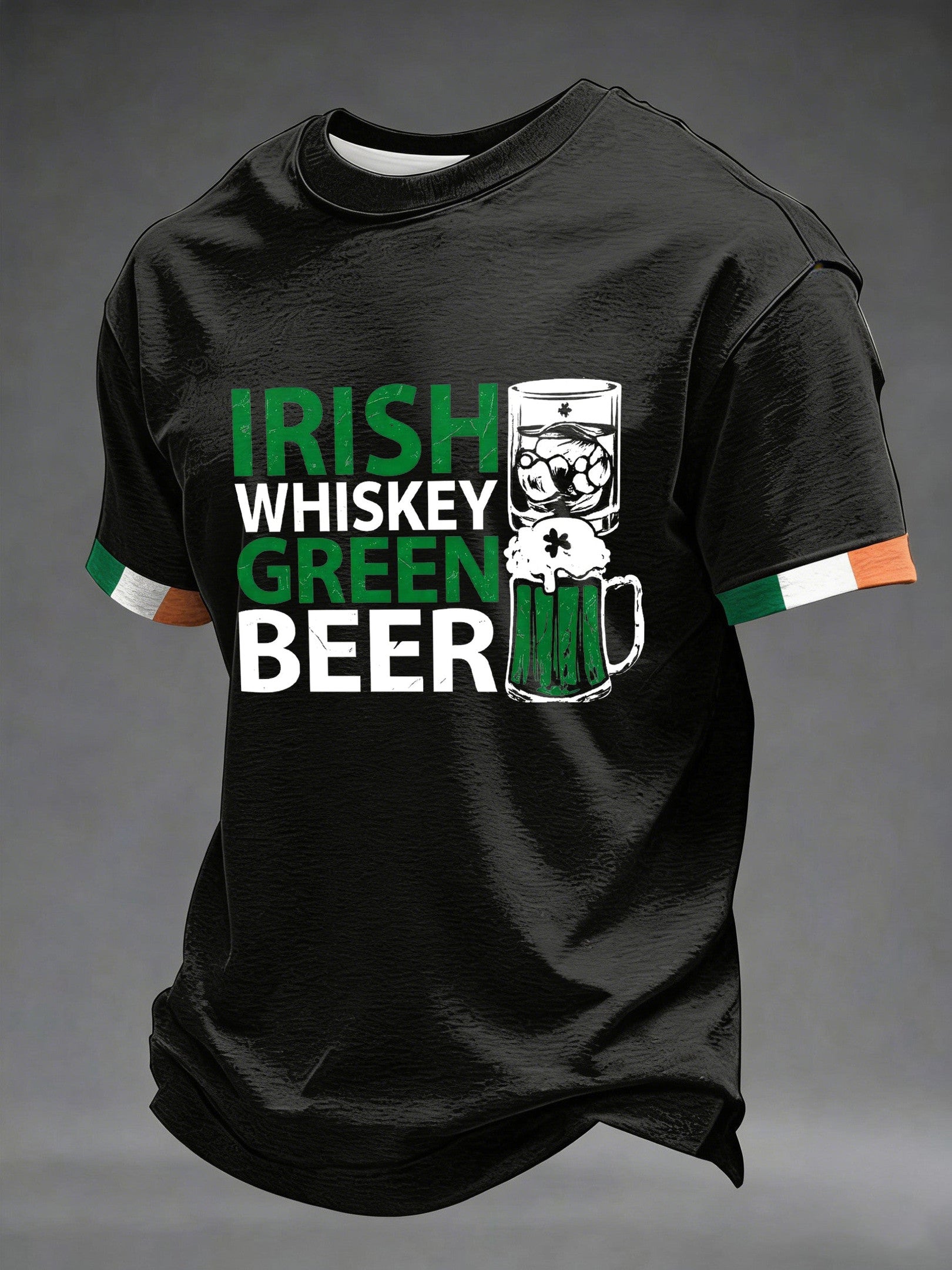  St Patrick's Day Irish Whiskey Green Beer T-Shirt Best St Patricks Day Shirts Gifts For Dad - TradiViet