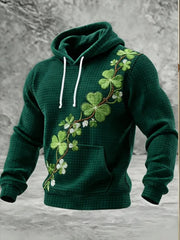 St Patricks Day Lucky Clover Hoodie Irish Shamrock Saint Patrick's Day Fan Gear Gift For Men - Lilybirchmarket