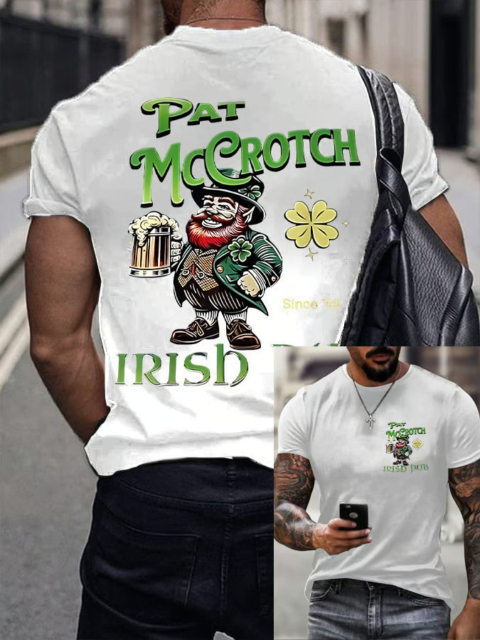  St Patrick's Day Pat McCrotch Irish Pub Shirt, Funny Irish Beer Gift - TradiViet