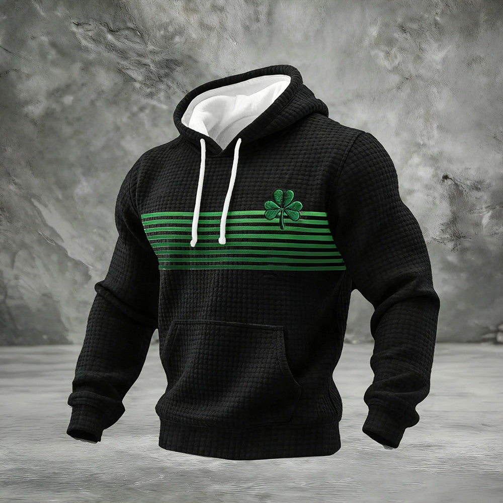St. Patrick's Day Shamrock Art Hoodie Saint Patrick's Day 2026 Clothing Gift For St Pats - Lilybirchmarket