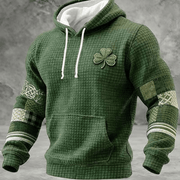 St Patrick's Day Shamrock Art Hoodie St Patrick's Day Outfit Boyfriend Present Ideas - Lilybirchmarket