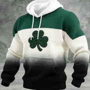 St Patrick's Day Shamrock Art Hoodie St Patrick's Day Outfit St Paddys Present Ideas - Lilybirchmarket