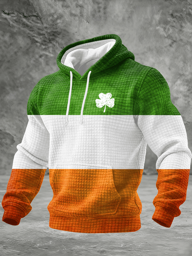 St Patricks Day Shamrock Graphic Hoodie Holiday Apparel St Patrick Day Gift Ideas - Lilybirchmarket