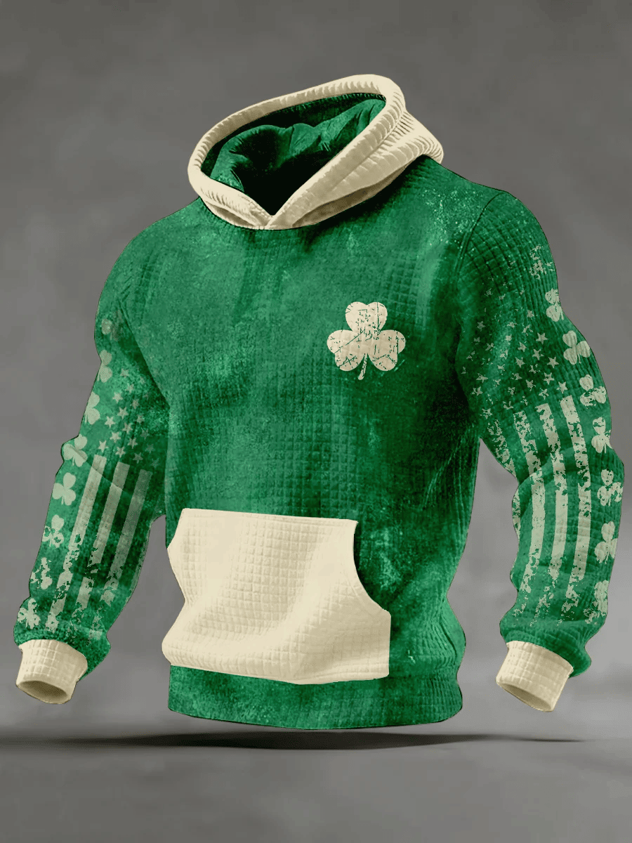 St Patricks Day Shamrock Hoodie Holiday Apparel Best St Patrick's Day Gift Ideas - Lilybirchmarket