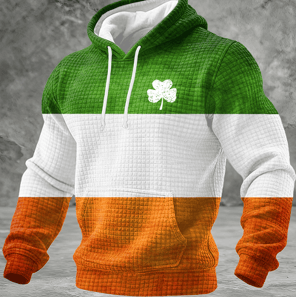 St Patrick's Day Shamrock Hoodie Holiday Clothing St Paddys Day Gift Ideas For Him - Lilybirchmarket